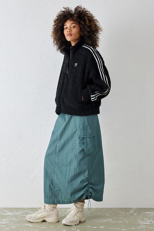 adidas Felpa in pile con cerniera a mezza zip  #1