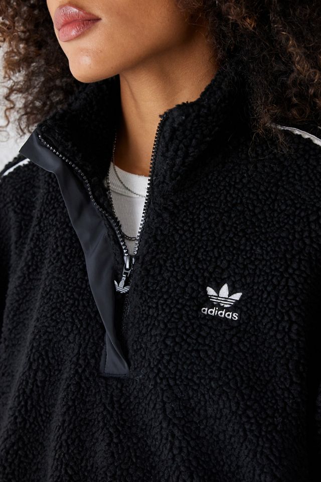 adidas Felpa in pile con cerniera a mezza zip  #2