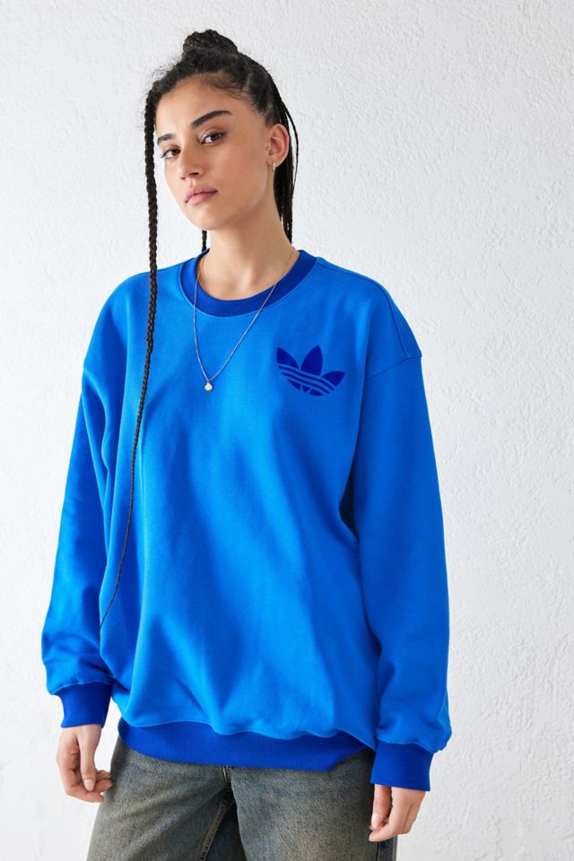 Adidas blue store jumper womens