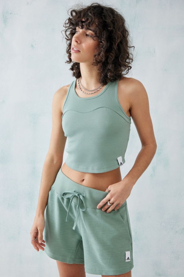 adidas Khaki Terry Tank Top | Urban Outfitters UK