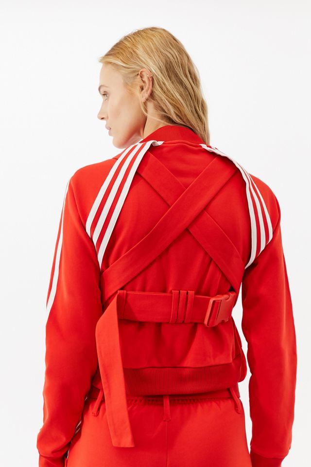 adidas Originals X Ji Won Choi X Olivia O'Blanc Red Cropped Track
