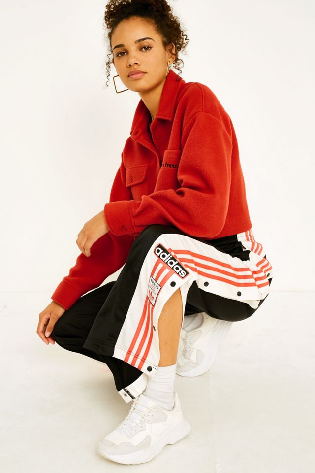 adidas Originals - Pantalon de survêtement Adibreak à 3 bandes pressionnées noir et rose #3