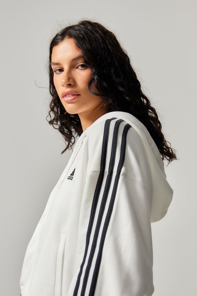 Felpa con Cappuccio e Zip adidas 3-Strisce #1