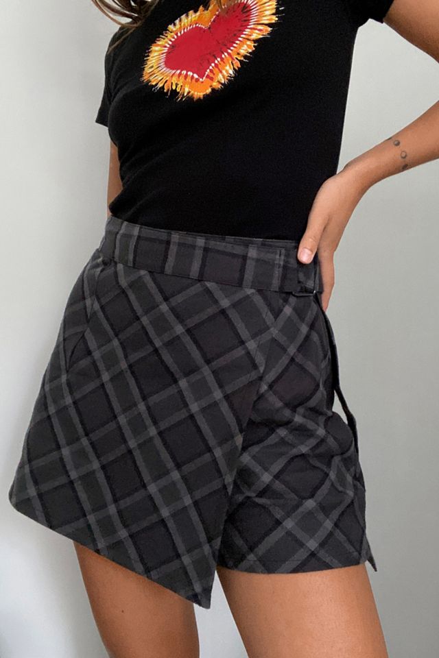 Afends Alice Canapa Check Skort #1