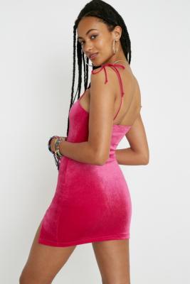 urban outfitters hot pink dress