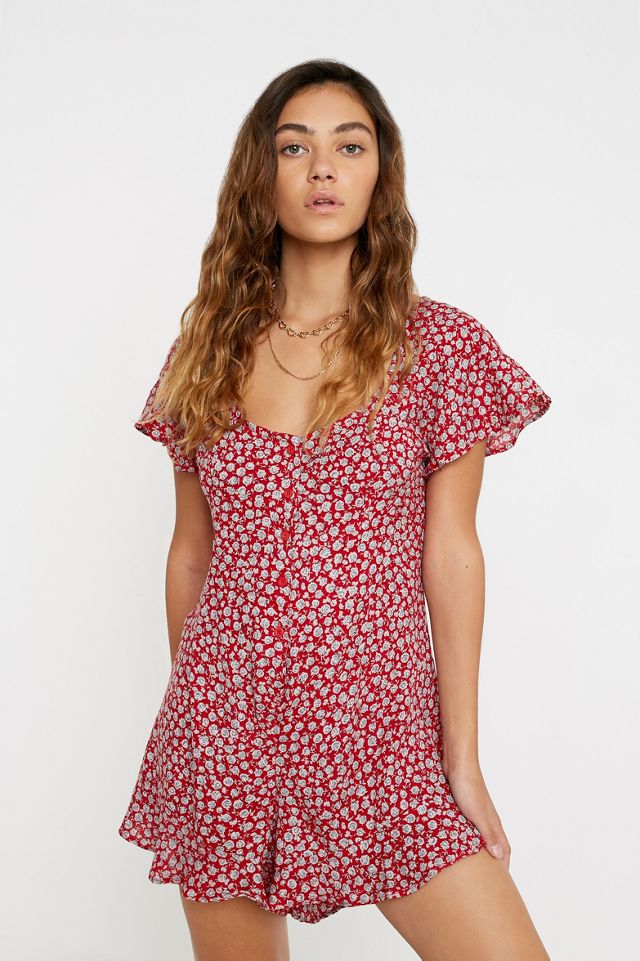 strapless open back dress Block Printed Women's Dress