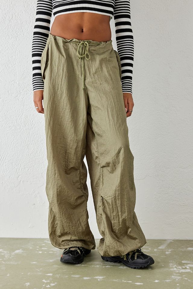 Motel Khaki Chute Pants | Urban Outfitters UK