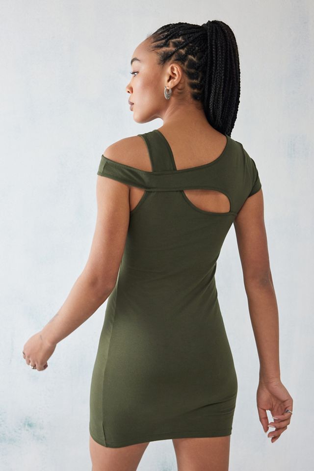 Robe Mini Découpée Neriah Olive Motel #1