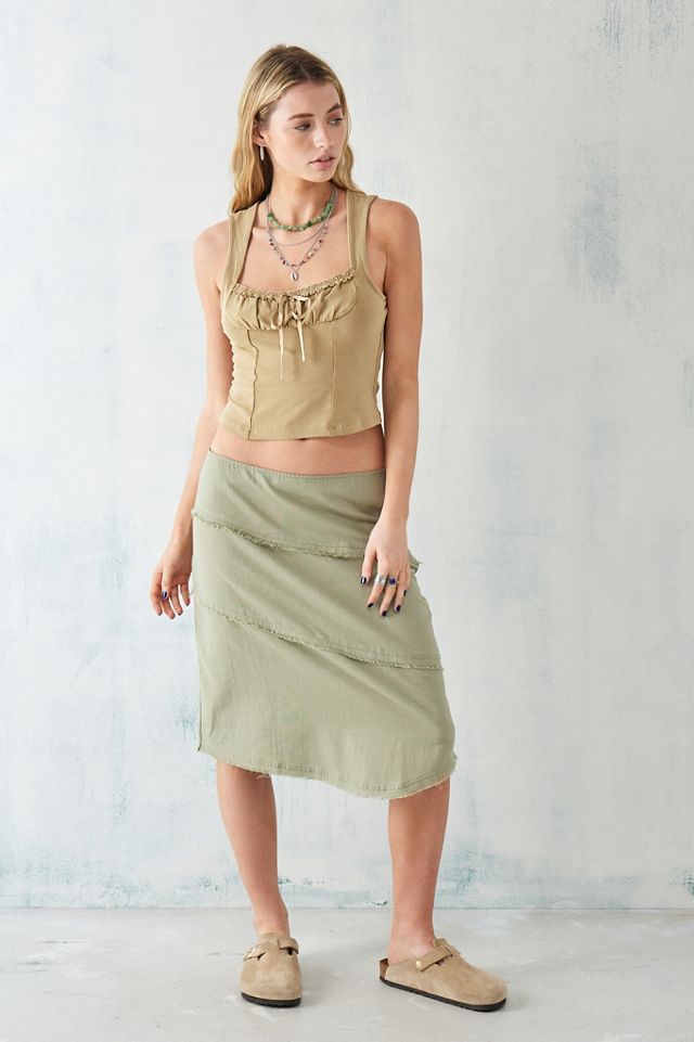 Motel Ralna Midi Low-Rise Skirt #2