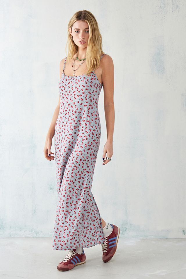 Motel Blue Floral Kafka Maxi Dress #1