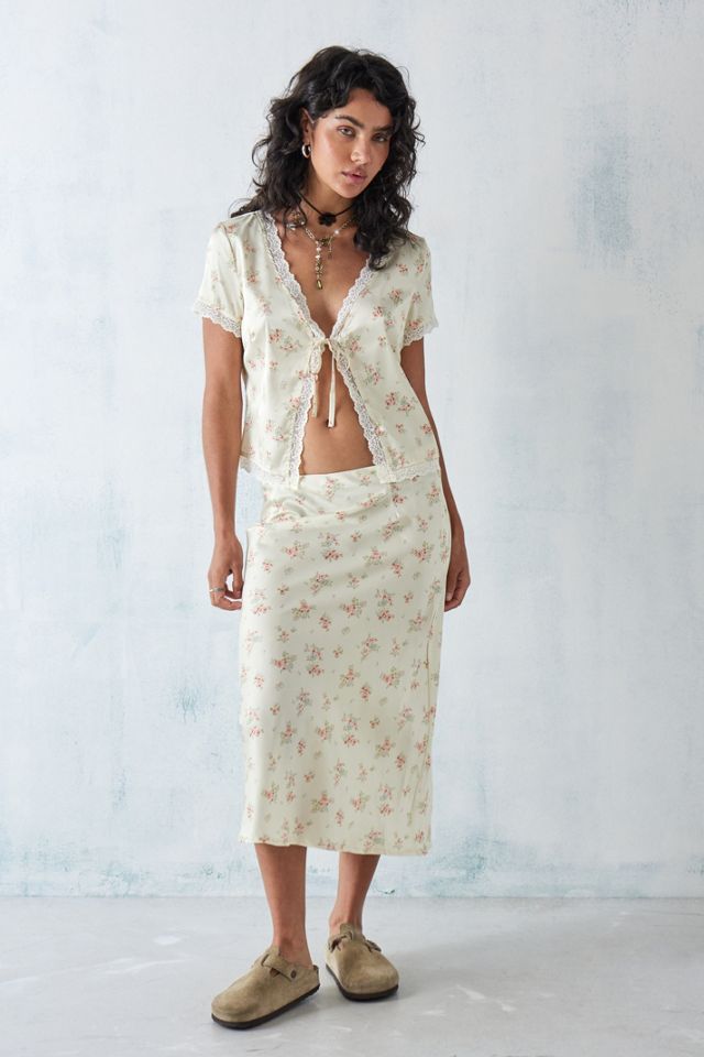 Motel Falda Vintage Rose Piya Midi #2