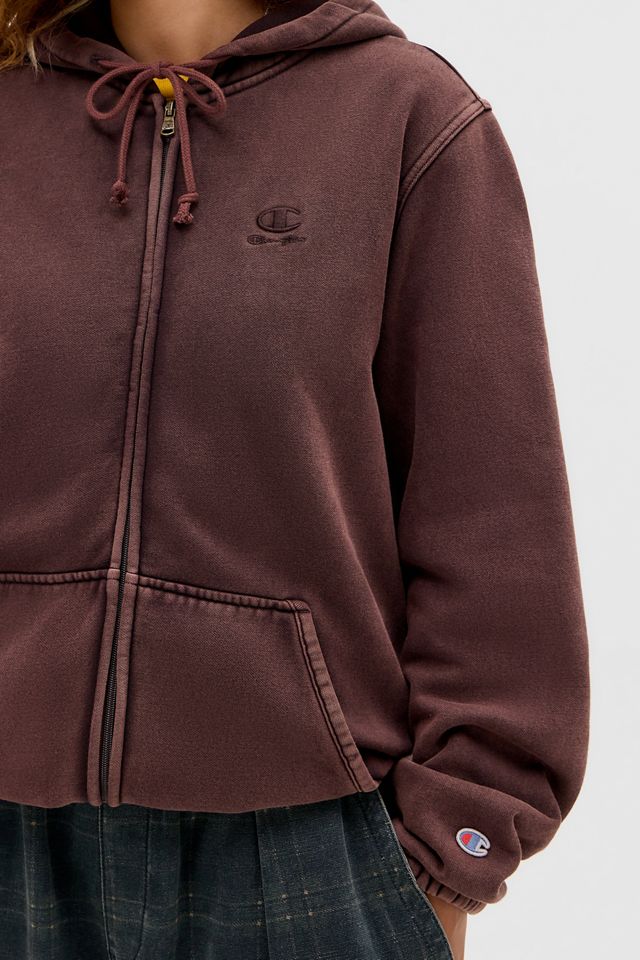 Sudadera con Capucha y Cremallera Champion Chocolate Icon #1