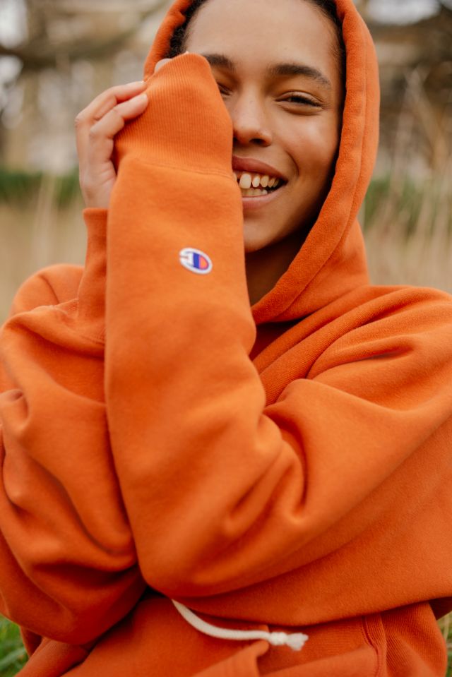 Champion Rust Logo Hoodie