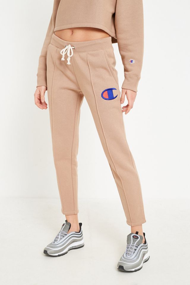 Champion Light Brown Tapered Track Joggers #1