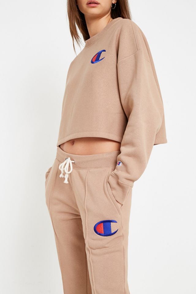 Champion Light Brown Tapered Track Joggers #2