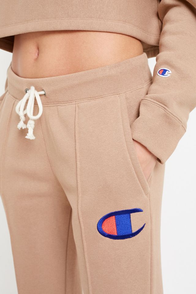 Champion Light Brown Tapered Track Joggers #4
