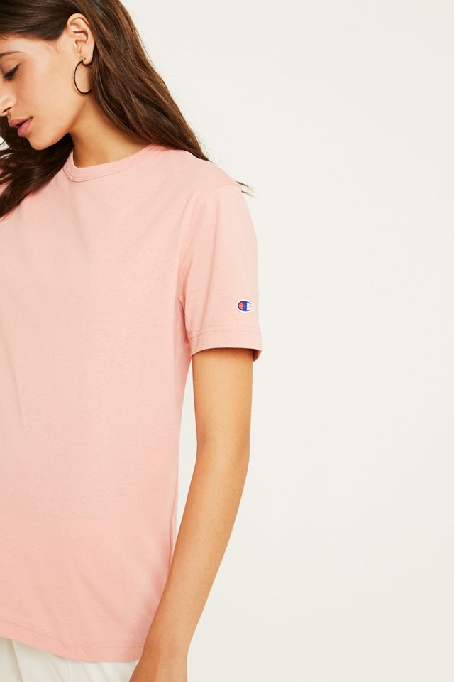 Champion Small C Logo T-Shirt Rosa #1