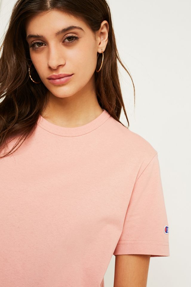 Champion Small C Logo T-Shirt Rosa #4