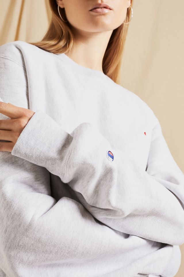 Champion Grey Crew Neck Sweatshirt #3