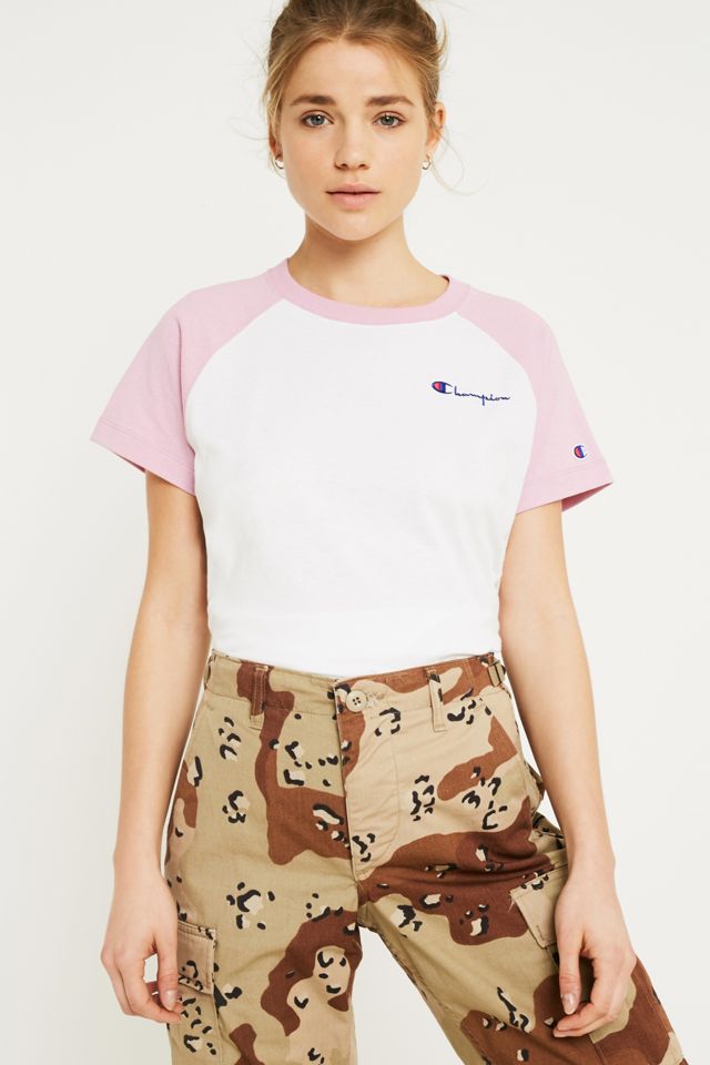 Champion Pink Baseball T-Shirt #4
