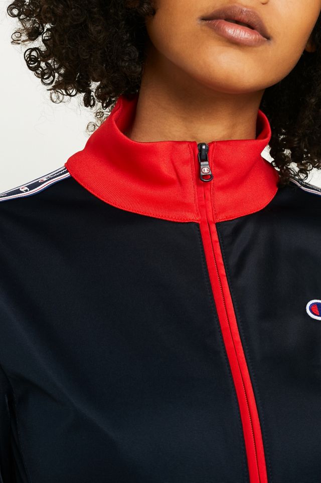 Champion Navy Taping Track Jacket #2