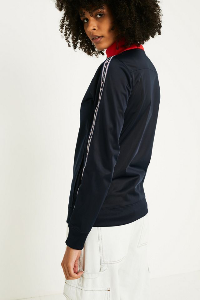 Champion Navy Taping Track Jacket #3
