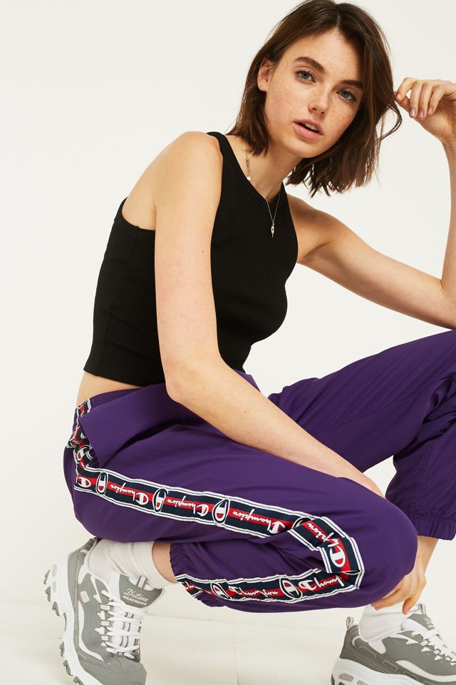 Champion Purple Taped Track Pant #1