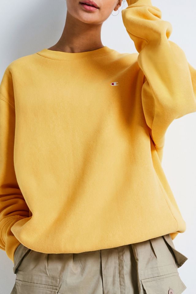 Champion cheap sweatshirt mustard