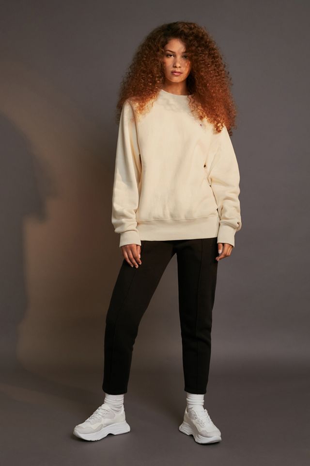 Champion Cream Crew Neck Sweatshirt #1