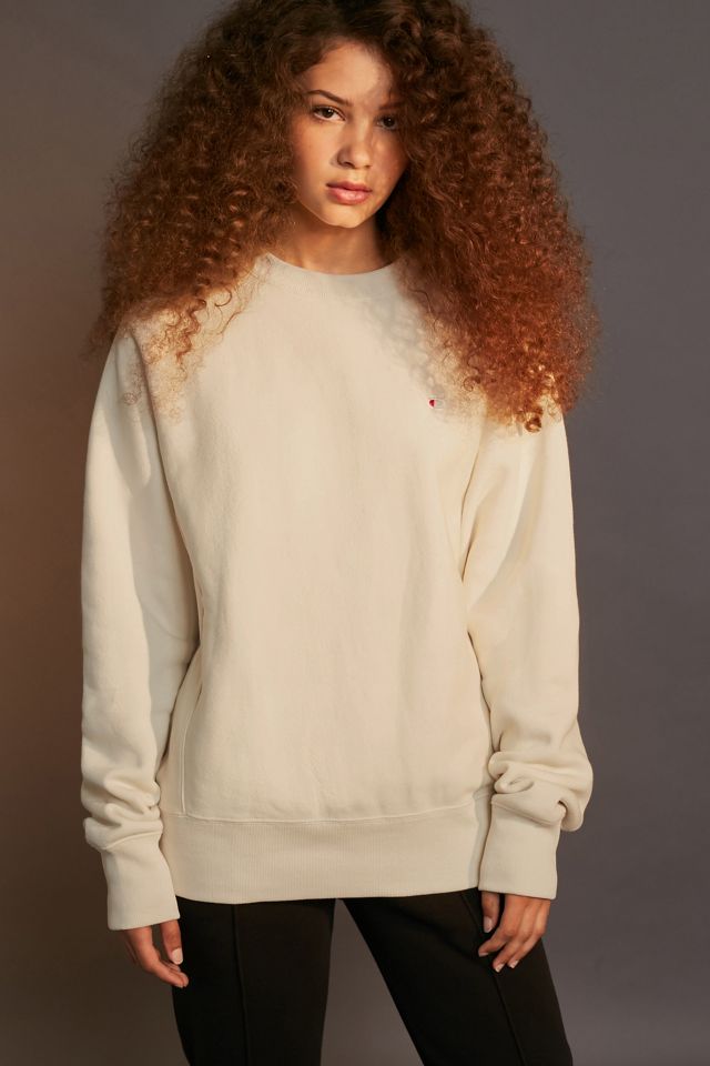 Champion Cream Crew Neck Sweatshirt #3