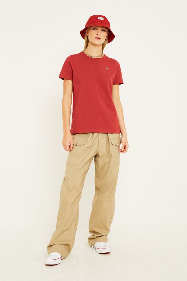 Champion X UO Small C Logo Wine T-Shirt #1