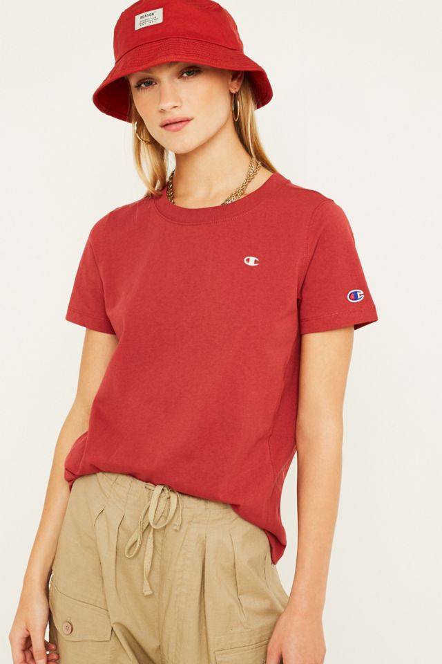 Champion X UO Small C Logo Wine T-Shirt #3