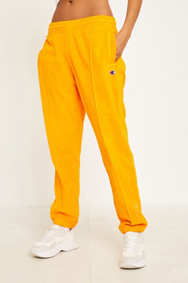 Champion sweatpants sale womens yellow