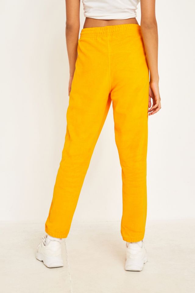 Yellow champion sale track pants