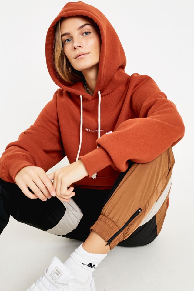 Champion orange 2024 hoodie urban outfitters