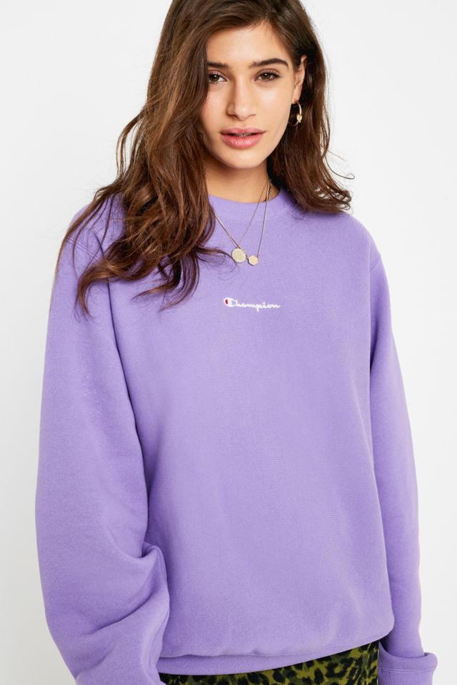 Urban outfitters on sale purple champion hoodie