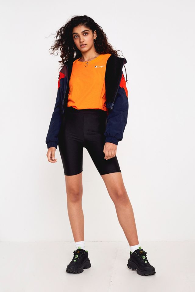 Champion Script Logo Camiseta naranja de manga larga #3