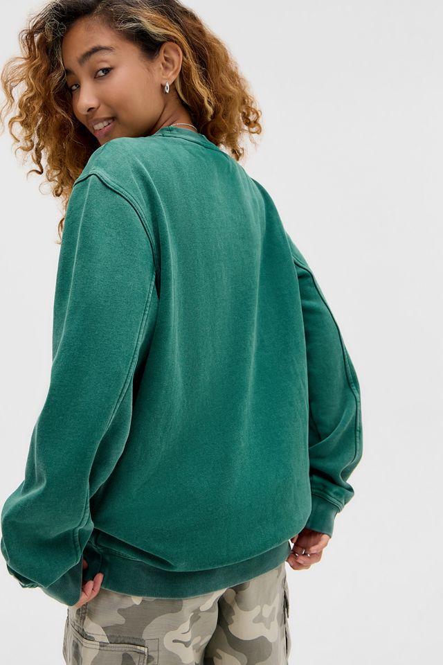 Champion Washed Green Icon Sweatshirt #2