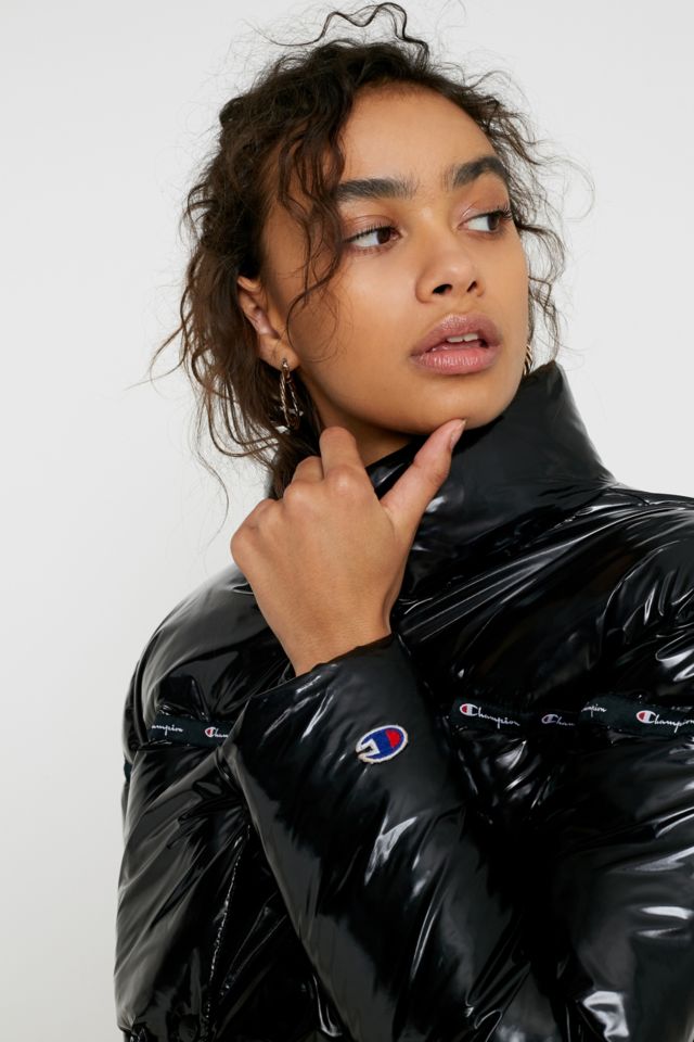 Champion shiny bubble on sale jacket