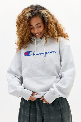 Champion Grauer Icon Kapuzenpullover