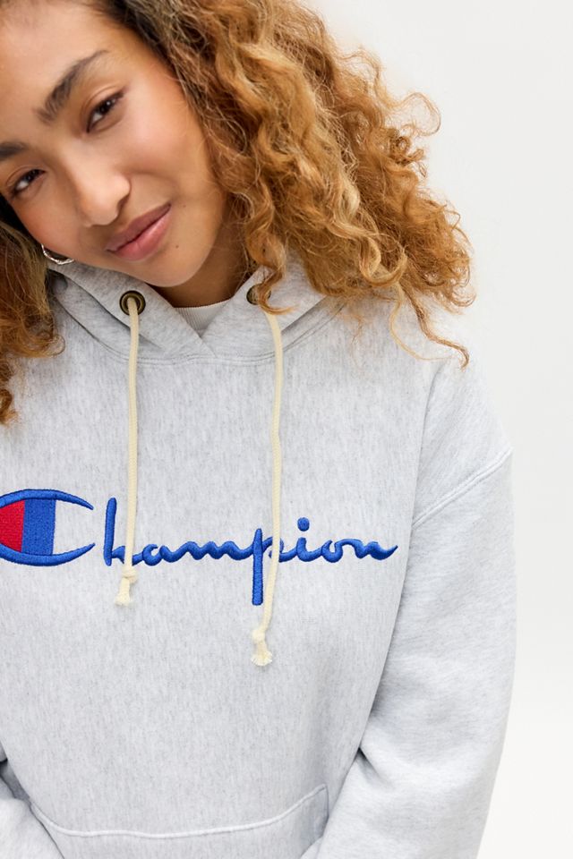 Sudadera con Capucha Gris Champion #1