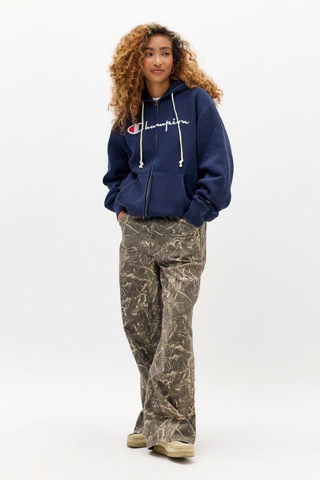 Champion Navy Zip-Through Hoodie #2