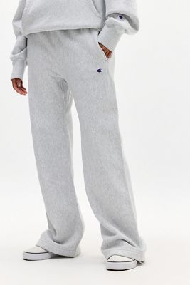 Champion Graue Wide Leg Jogginghose