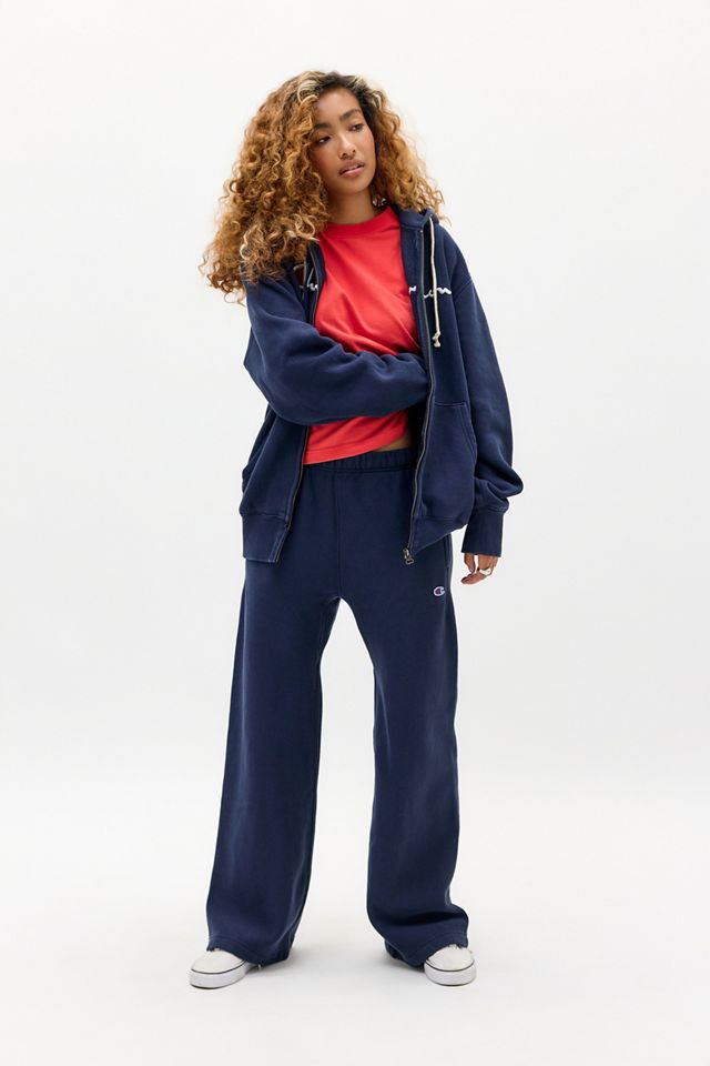 Champion Navy Wide Leg Joggers #4