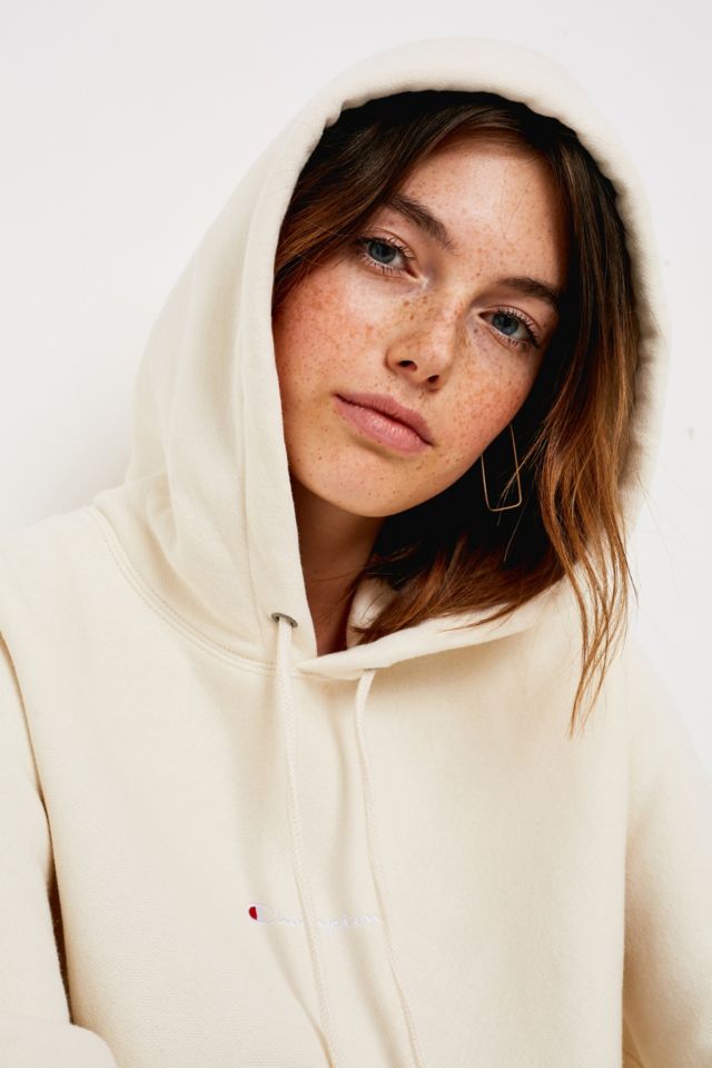 Champion white hoodie store urban outfitters