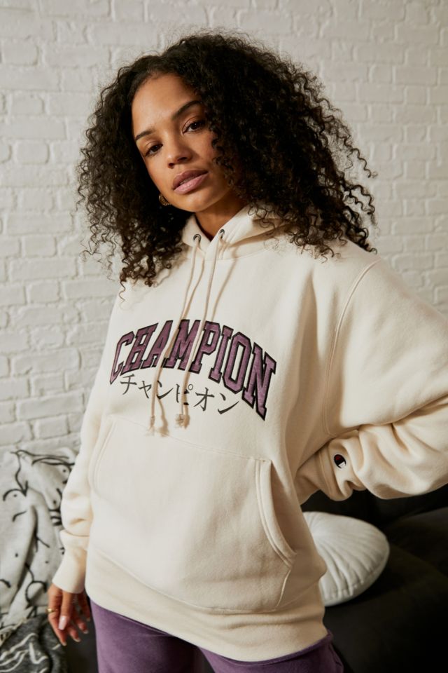 Champion hoodie 2025 womens japan