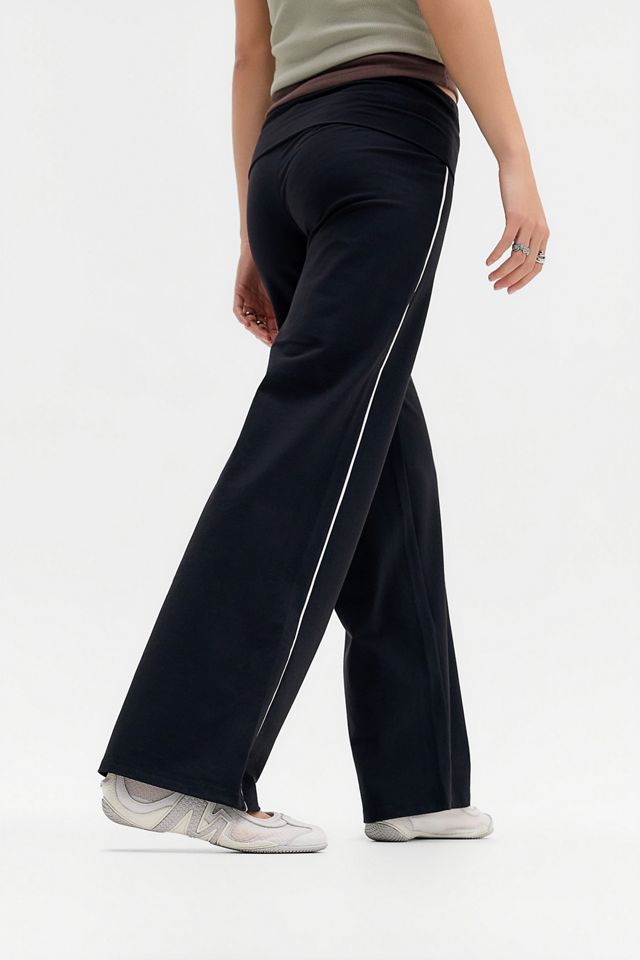 Champion Black Foldover Yoga Pants #2