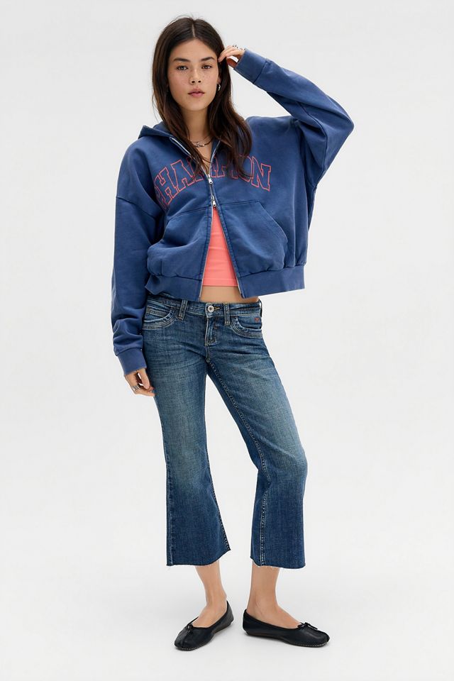 Champion Blue Logo Zip-Through Hoodie #1