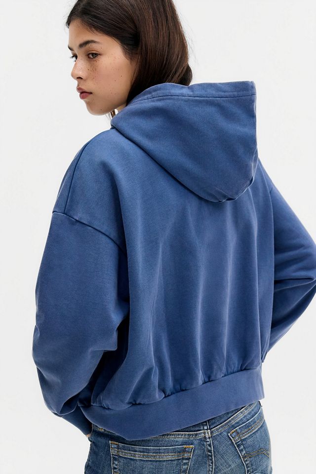Champion Blue Logo Zip-Through Hoodie #3