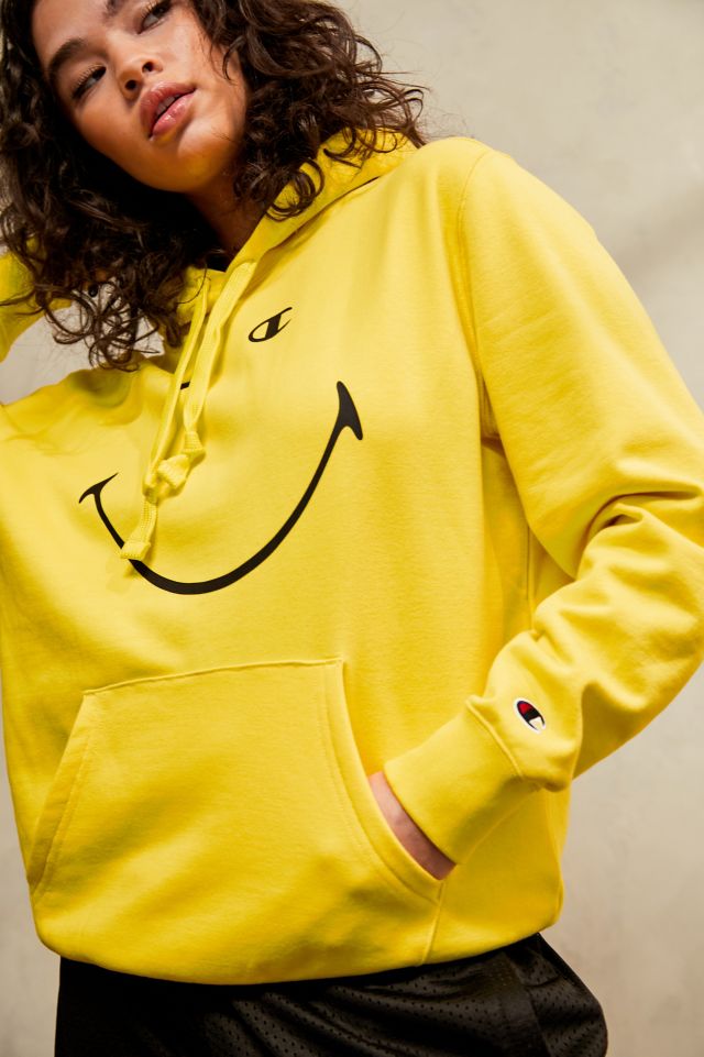 Champion hoodie cheap women yellow